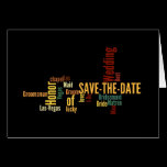 Save the Date Las Vegas Wedding Card cards
