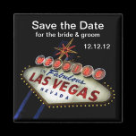 Save the Date Las Vegas Wedding Magnet magnets