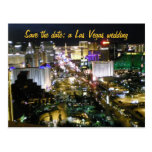 Save the Date Las Vegas Wedding Plans Post Card