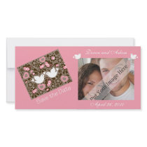 Save the Date Love Birds Photo Card photo cards