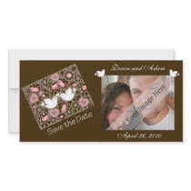 Save the Date Love Birds Photo Card photo cards