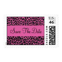 Save The Date Luxe Leopard Postage postage by hummingbirdcake Save The Date Luxe Leopard Postage postage