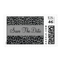 Save The Date Luxe Leopard Postage postage by hummingbirdcake Save The Date Luxe Leopard Postage postage