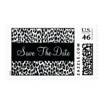 Save The Date Luxe Leopard Postage postage by hummingbirdcake Save The Date Luxe Leopard Postage postage