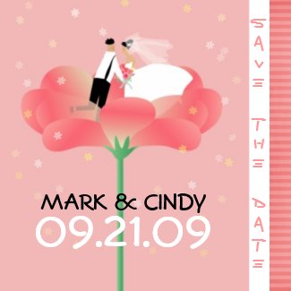 Save the Date Magnet magnet