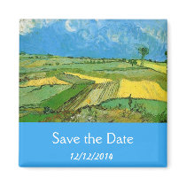Save the date refrigerator magnet