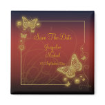 Save the date fridge magnets