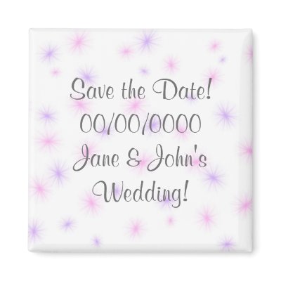 Save the Date! Refrigerator Magnets