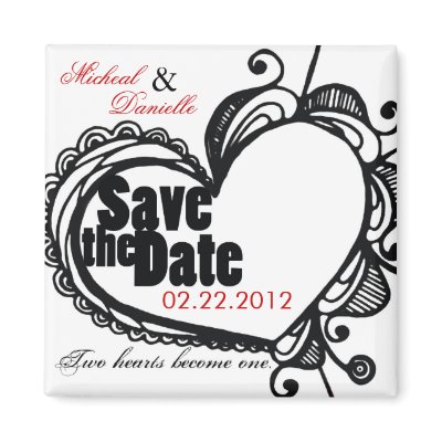 Save the Date Magnet