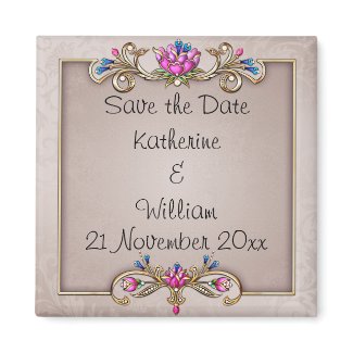 Save the Date Magnet magnet