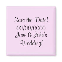 Save the Date! magnets