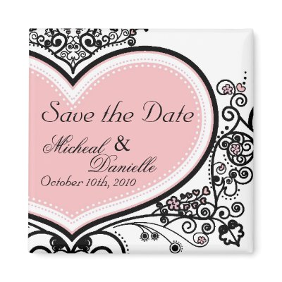 Save the Date Magnet by Chic_Boutique