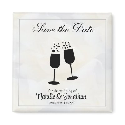 Save The Date Magnet