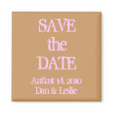Save the date magnet