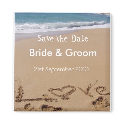 Save the Date Refrigerator Magnets