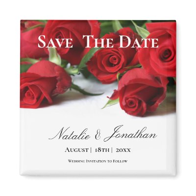 Save The Date Magnet