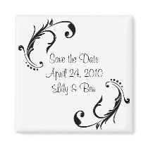 Save the Date Magnet by JuJuGarden Save the Date Magnet