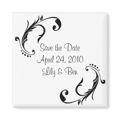Save the Date Magnet