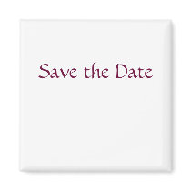 Save the Date magnets