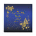 Save the date fridge magnet