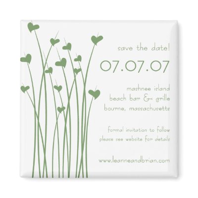 save the date fridge magnet by lee123