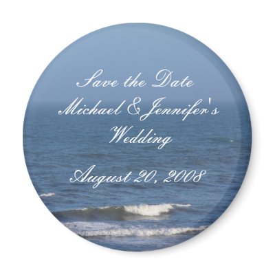 Save the Date Fridge Magnets