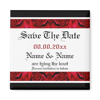 Save the date magnet