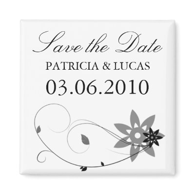 Save the Date Fridge Magnets