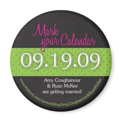 Save the Date Magnet by twunschl
