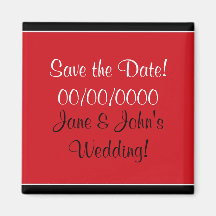 Save the Date! Magnet