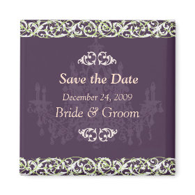 Chandelier Save the Date Magnet Chandelier Save the Date Magnet