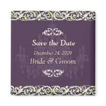 Save the Date Magnet, chandelier + vine by Classic_Events Save the Date Magnet, chandelier + vine