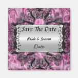 Save the Date Magnet Pink