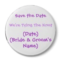 Save the Date Magnet Round - personalized text by koshea724 Save the Date Magnet Round - personalized text