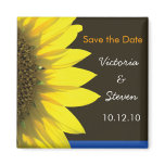 Save the Date Magnet - Sunflower