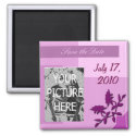 Save the Date Magnet with Photo magnet