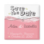 Save the Date Magnets magnet