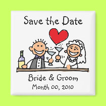 Save the Date magnets by wedding_tshirts Save the Date magnets