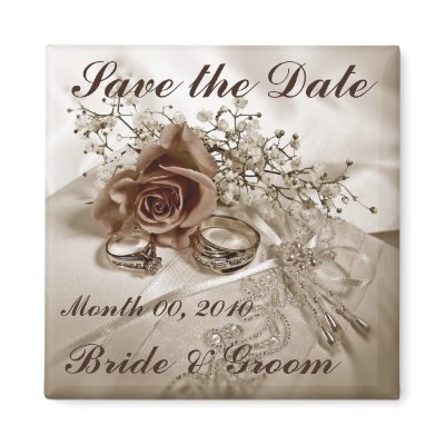 Save the Date magnets