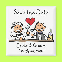 Save the Date magnets by wedding_tshirts Save the Date magnets