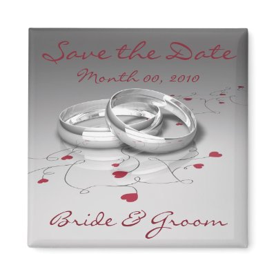 Save the Date magnets