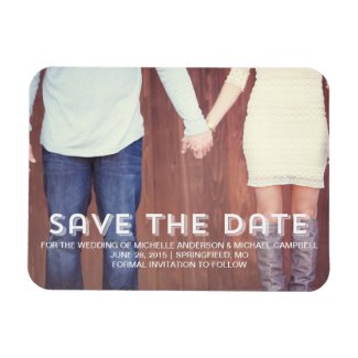 Save The Date Magnets, Vintage, Rustic, Country