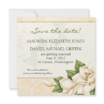Save the Date - Magnolia Damask Personalized Invite