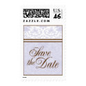 Save The Date Medium Postage-Lavender & Brown postage