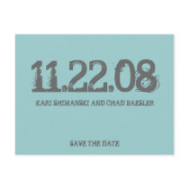 Save the date modern! postcards