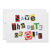 Save the Date or else Custom Invites