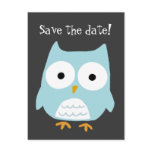 "Save the Date!" Owl Post Cards