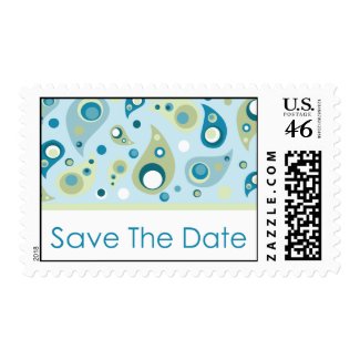 Save The Date - Paisley Stamp