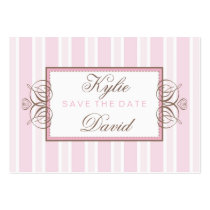 SAVE THE DATE :: paris stripe Business Card Template