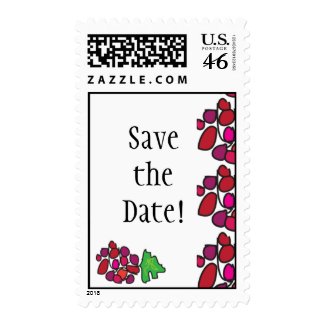 wedding save the date stamps